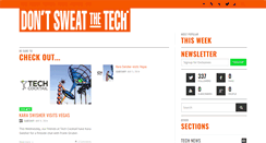Desktop Screenshot of dontsweatthetech.com